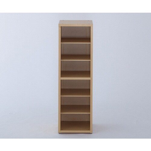 モジュラーシューズラック (6段)ナチュラル