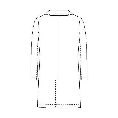 メンズコート診察衣ハーフ丈