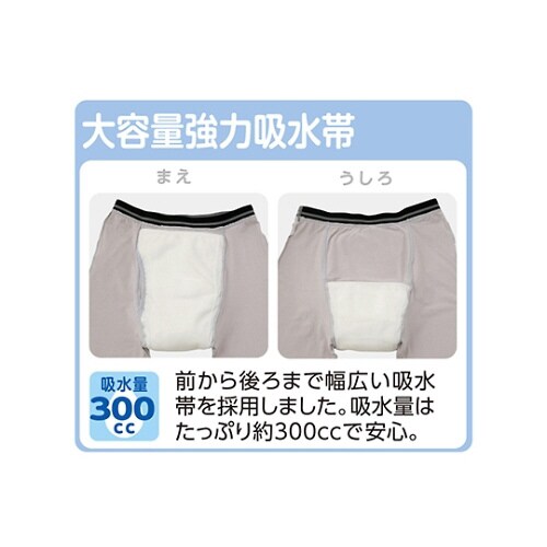 紳士ボクサーブリーフ グレー M