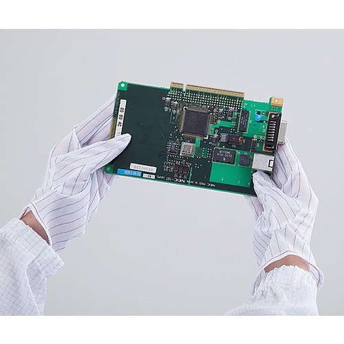 アズピュア ESDポリエステル手袋 M 10双入