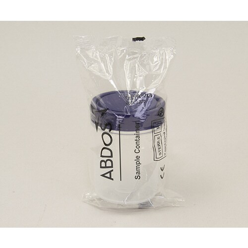 滅菌サンプル容器(個包装タイプ) 青 120mL