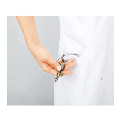 ナースジャケット 半袖 白 サイズ/M