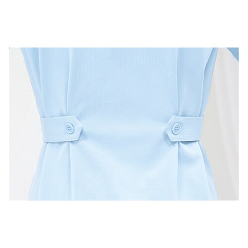 ナースジャケット 半袖 サックス