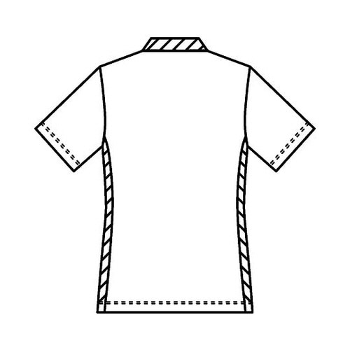 ニットシャツ ネイビー M