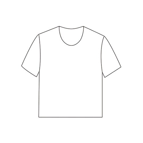 紳士半袖U首シャツ(2枚組) ホワイト L