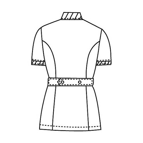 ジャケット半袖 サックス 4L