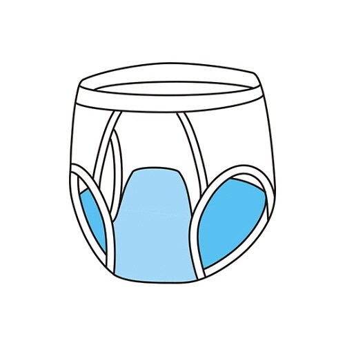 紳士ブリーフ 杢グレー LL