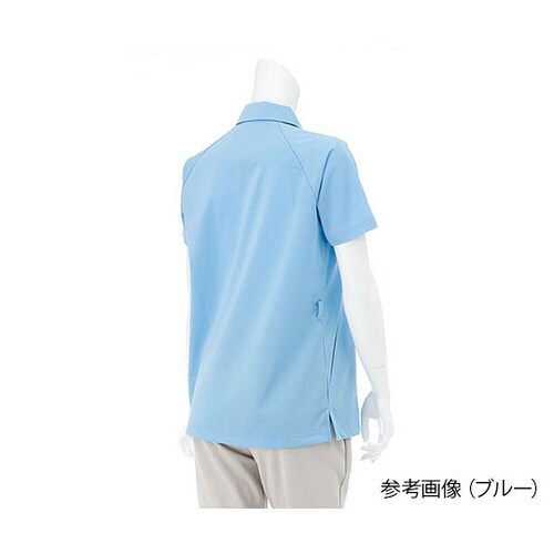 ニットシャツ ブルー S