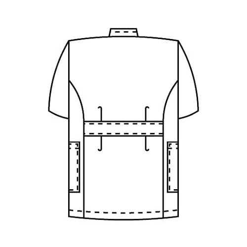 レディス医務衣 半袖 白 M
