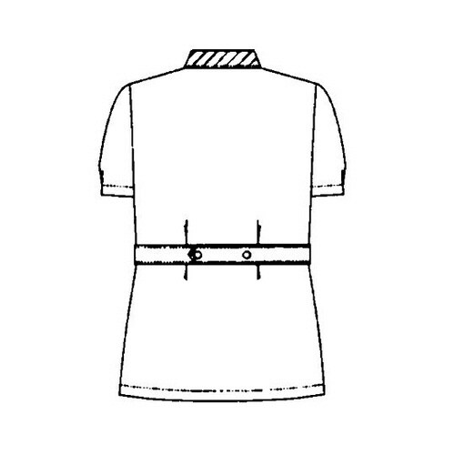 レディスジャケット半袖 サックス L