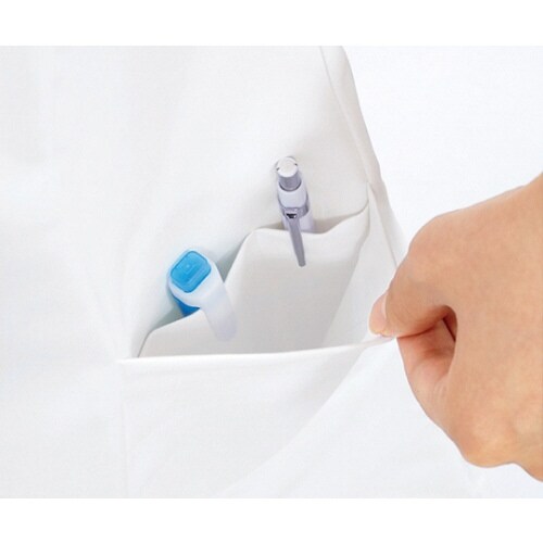 診察衣 レディス 長袖S 白