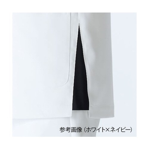 メンズジャケット半袖 ホワイトxネイビー LL