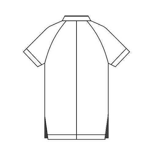 メンズジャケット半袖 ホワイトxネイビー 4L