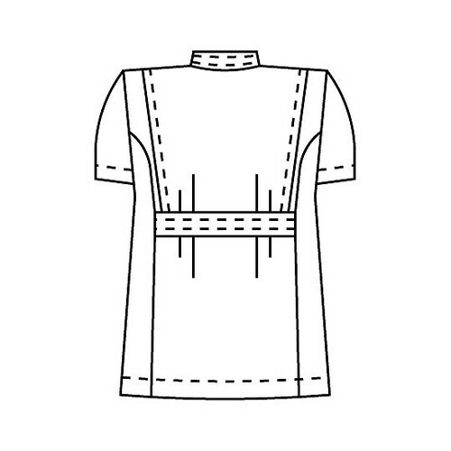 メンズ医務衣 半袖 サックス M
