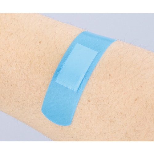 青色絆創膏 プラスメタル(金属入)