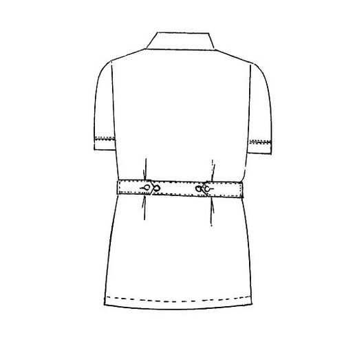 レディスジャケット半袖 白 3L