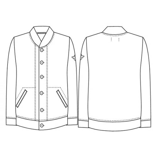 ブルゾン ネイビー M