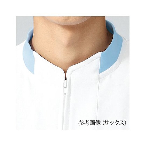 ジャケット半袖(男女兼用) サックス SS