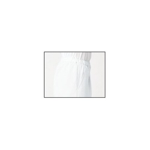 レディススラックス(ストレートカット) 白 3L