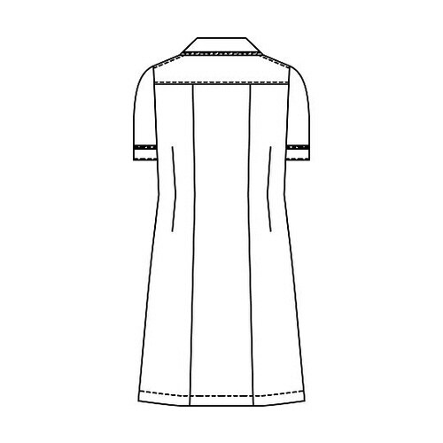 ワンピース半袖 ピンクxホワイト S