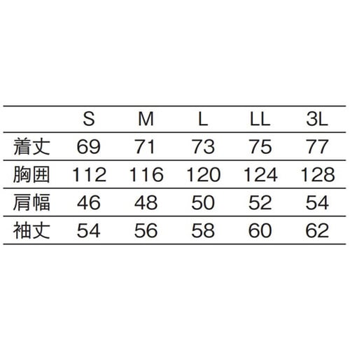 ケアジャケット ネイビー L