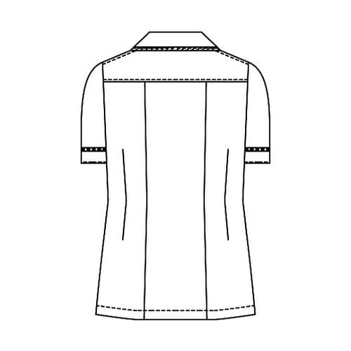 レディスジャケット半袖 ピンクxホワイト 3L