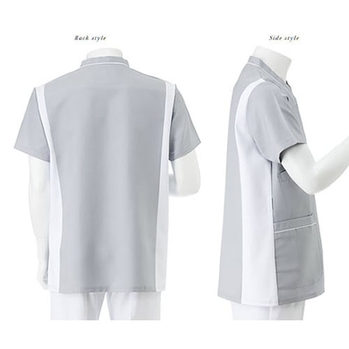 男女兼用上衣 Sグレー L