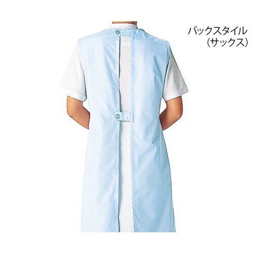 予防衣(袖なし) ミントグリーン 5L