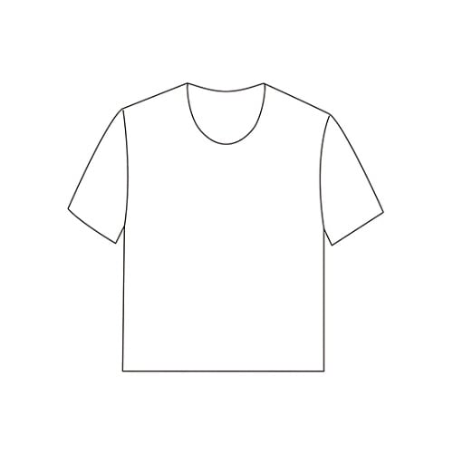 紳士半袖U首シャツ(2枚組) ホワイト LL