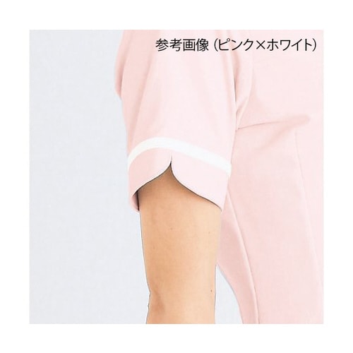 ワンピース半袖 サックス 3L
