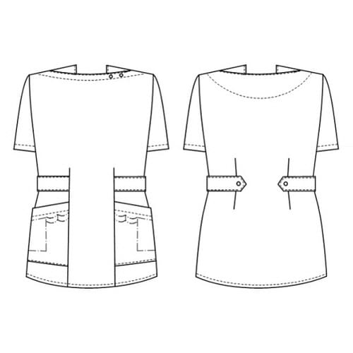 女子チュニック ピンク L