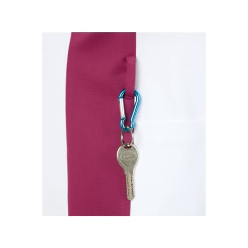 ジャケット 男女兼用半袖白/バーガンディ