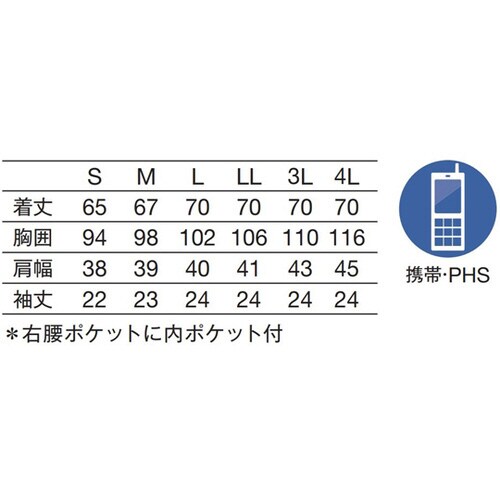 レディスジャケット半袖 ストライプ M