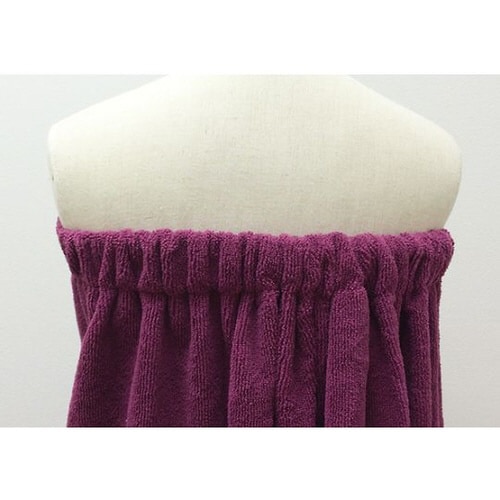 マイクロファイバーラップガウン(ワインレッド)