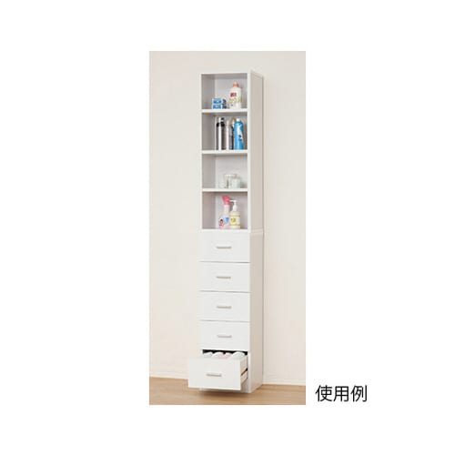 鏡面すきま収納タオルストッカーW30