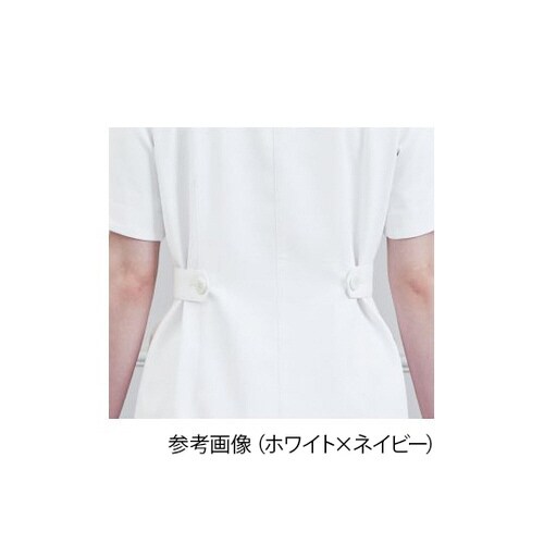 レディスジャケット半袖 ピンクxホワイト 13号