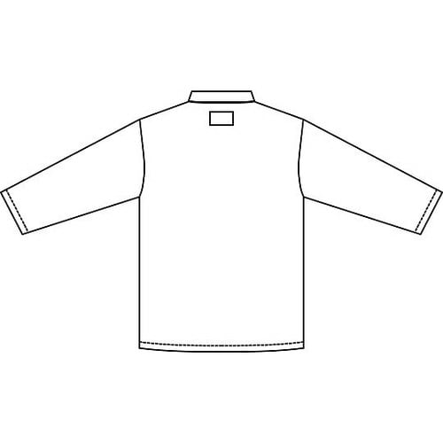 患者衣(パジャマ型) ブルーストライプ 3L