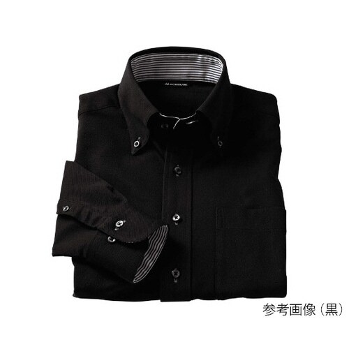 ニットシャツ 兼用 長袖 ネイビー SSS