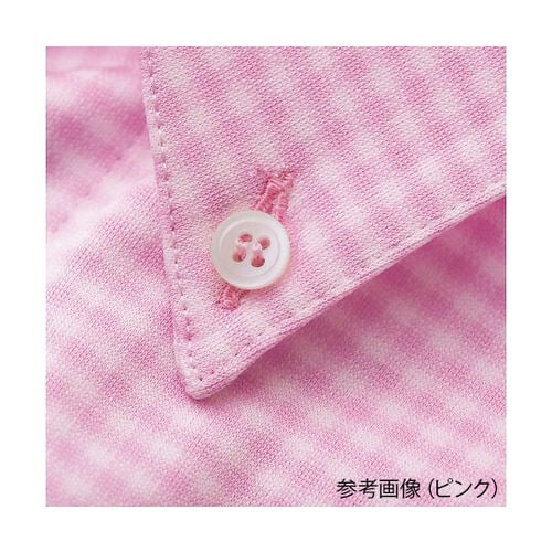 ニットシャツ ブルー S