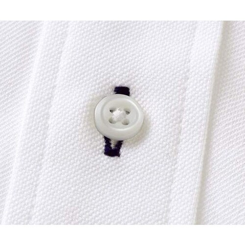 ニットシャツ 兼用 半袖 白 SSS