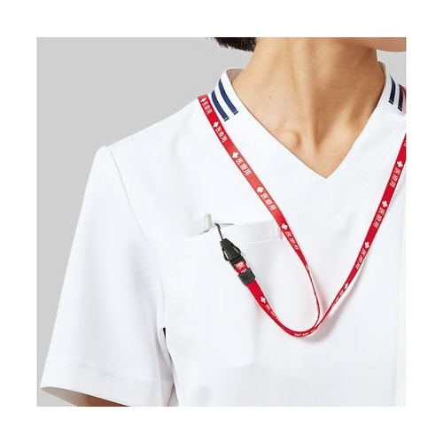 メンズスクラブ ホワイトxネイビー S