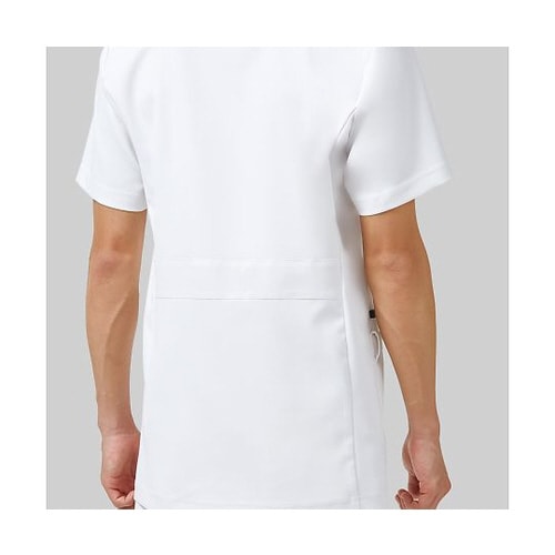 メンズスクラブ ホワイトxネイビー M