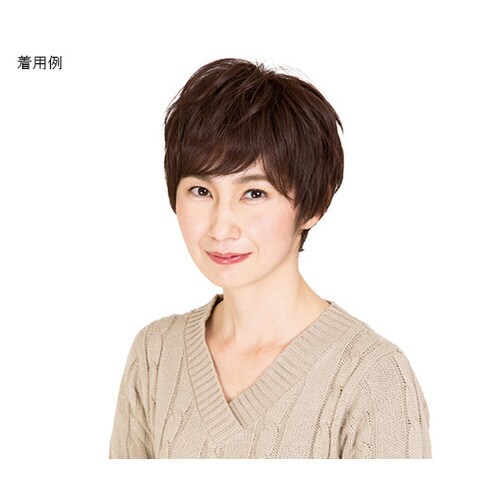 フルウィッグ 男女兼用 ナチュラルブラウン