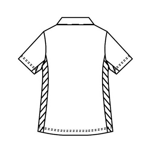 ニットシャツ ネイビーxグレー L