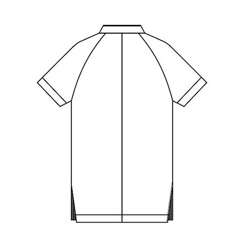 メンズジャケット半袖 サックスxネイビー L