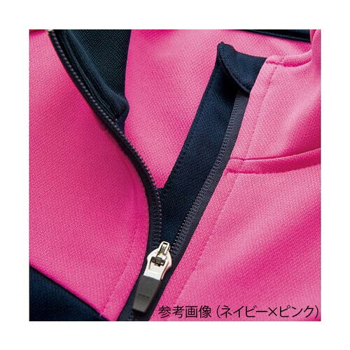 ジャージジャケット ネイビーxグリーン SS