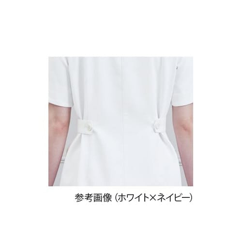 レディスジャケット半袖 ピンクxホワイト 11号