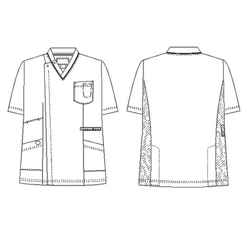 男子スクラブ Tロイヤルブルー BL