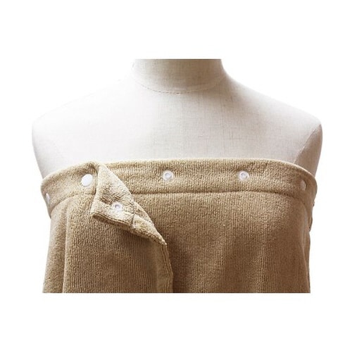 マイクロファイバーラップガウン(キャメル) 1枚