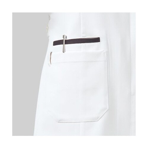 メンズスクラブ ホワイトxネイビー 4L